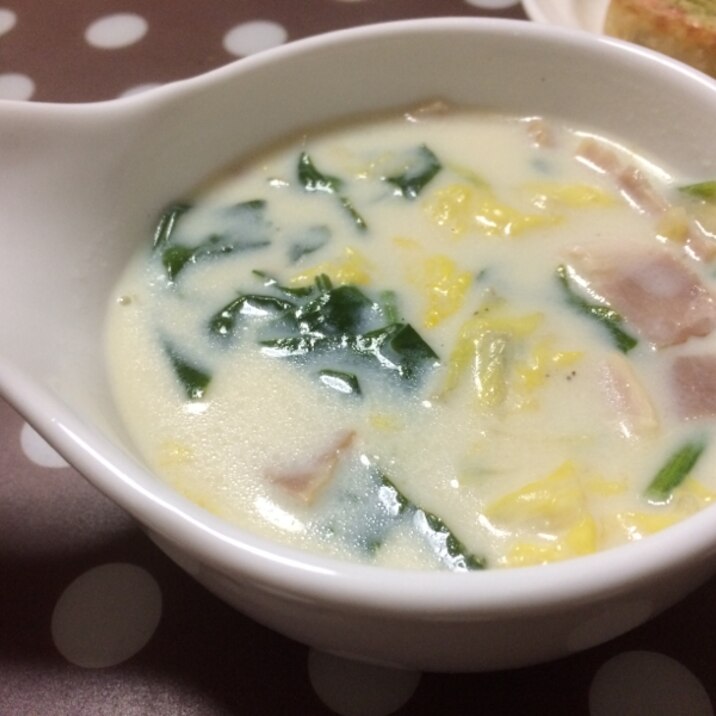 優しい味☆豆乳スープ